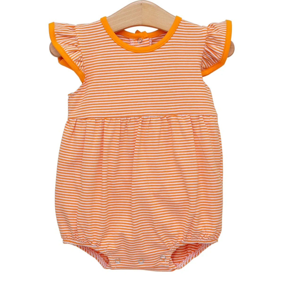 Trotter Street Lucy Game Day Bubble--Orange Stripe