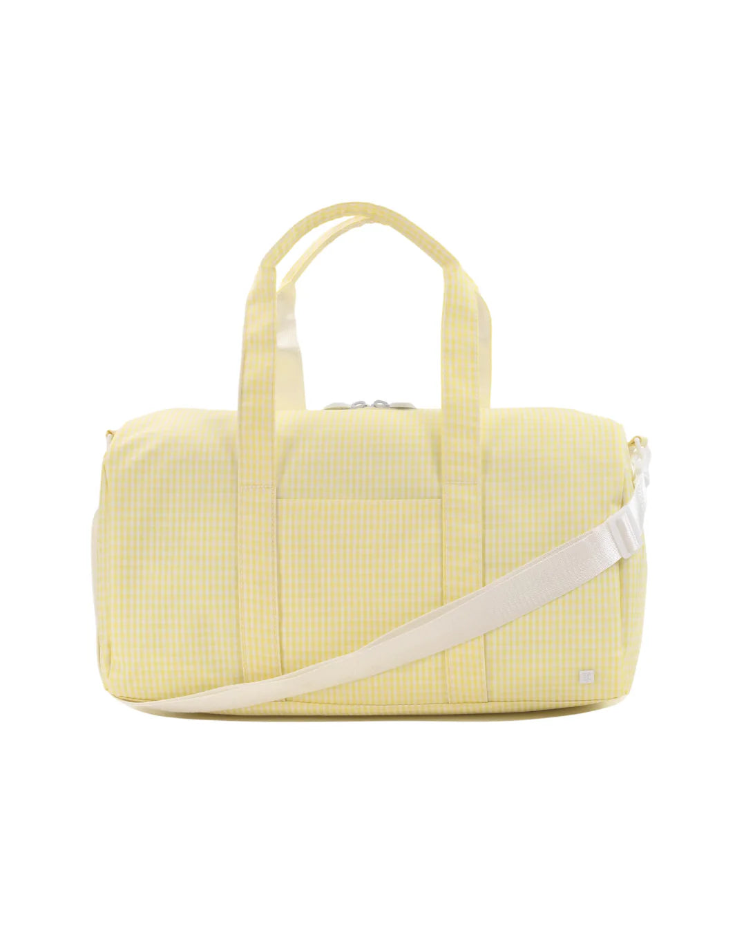 TRVL Design Weekender Duffel Bag--Gingham Buttercup