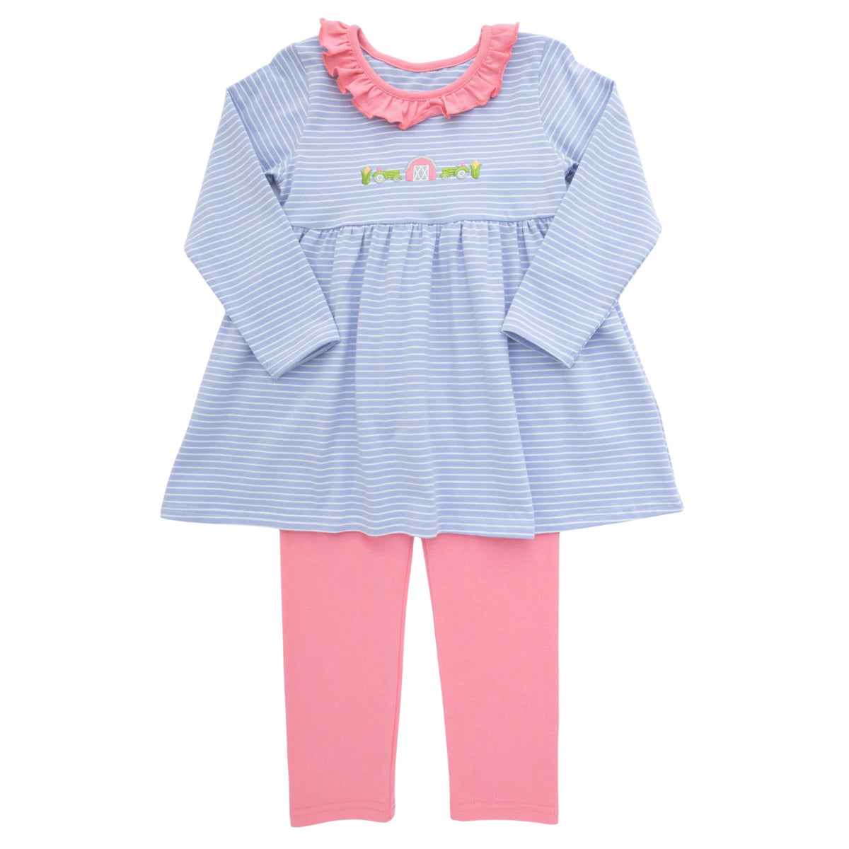 Itsy Bitsy Farm Ruffle Pants Set