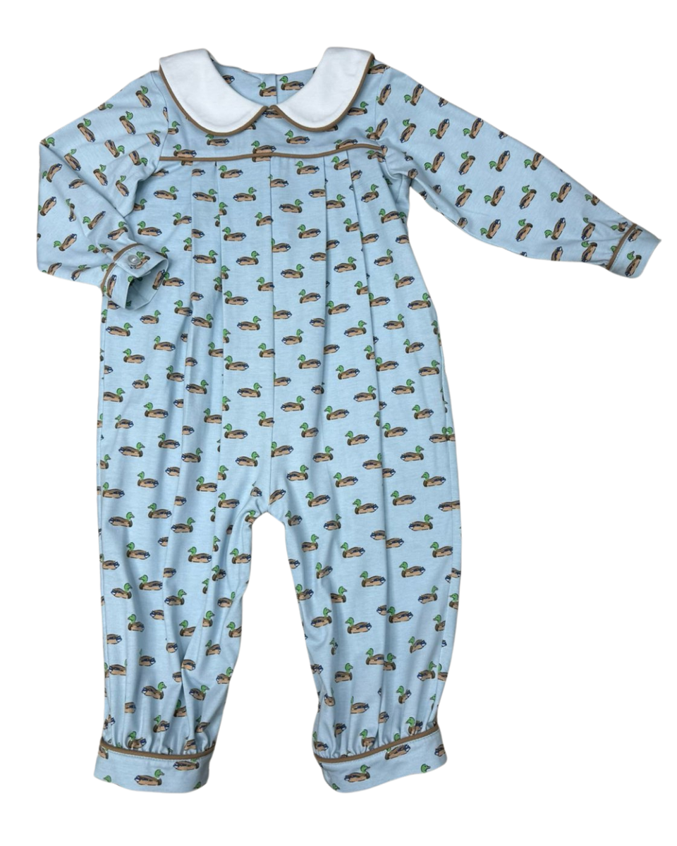 Whimsy Bay Duck Days Collared Romper