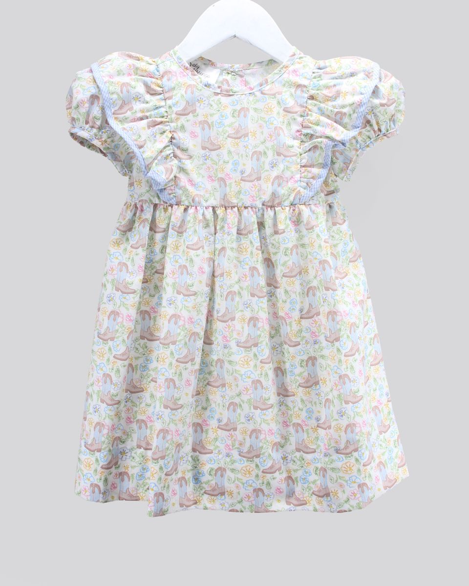Baby Blessings Cowboy Adventure Stella Dress