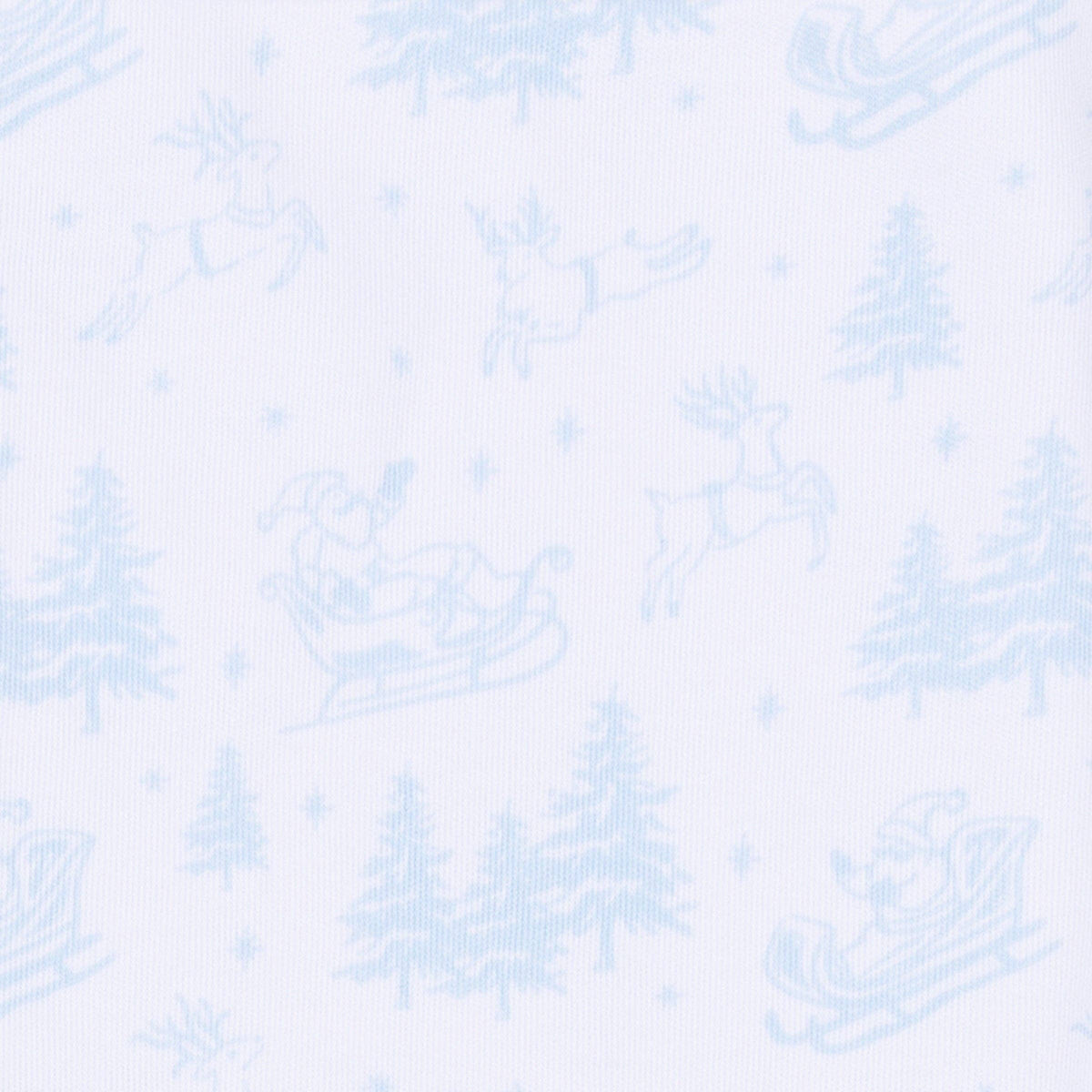 Magnolia Baby Holiday Toile Footie - Light Blue