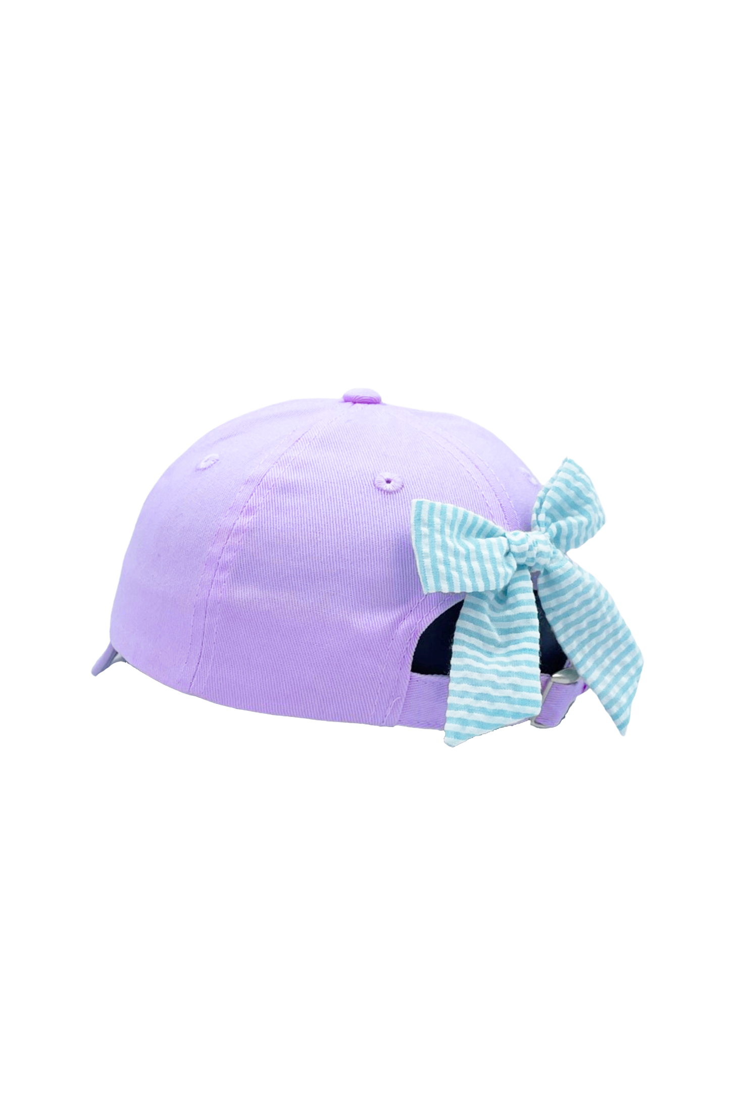 Bits and Bows Lavender Mermaid Bow Baseball Hat