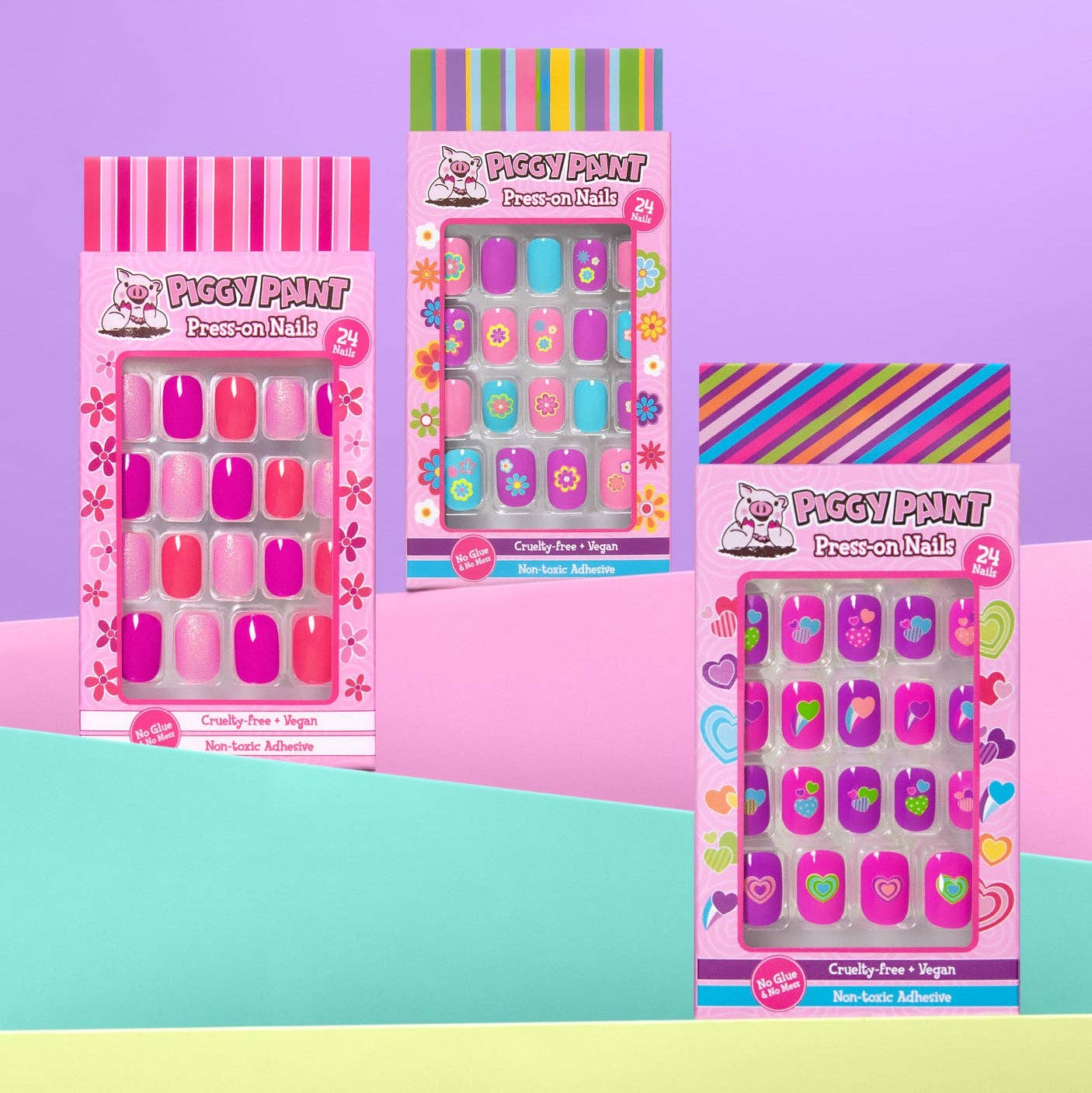 Piggy Paint Flower Power Press-on Nails
