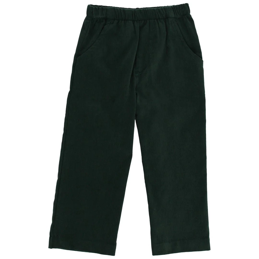 Bailey Boys Charlie Pull On Elastic Waist Pants, Forest Corduroy