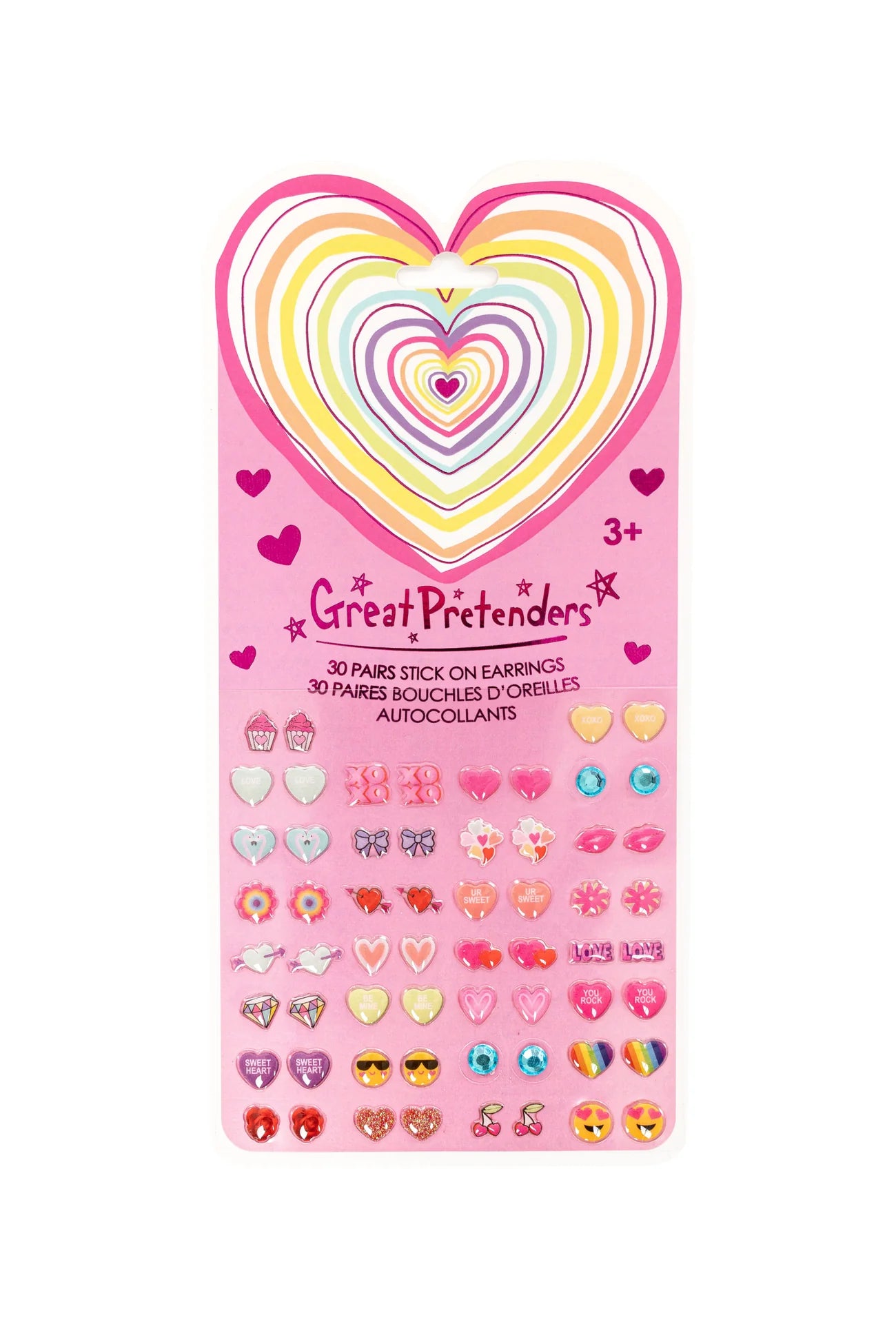 Great Pretenders Heart Sticker Earrings