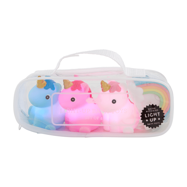 Mud Pie Light Up Unicorn Bath Toys