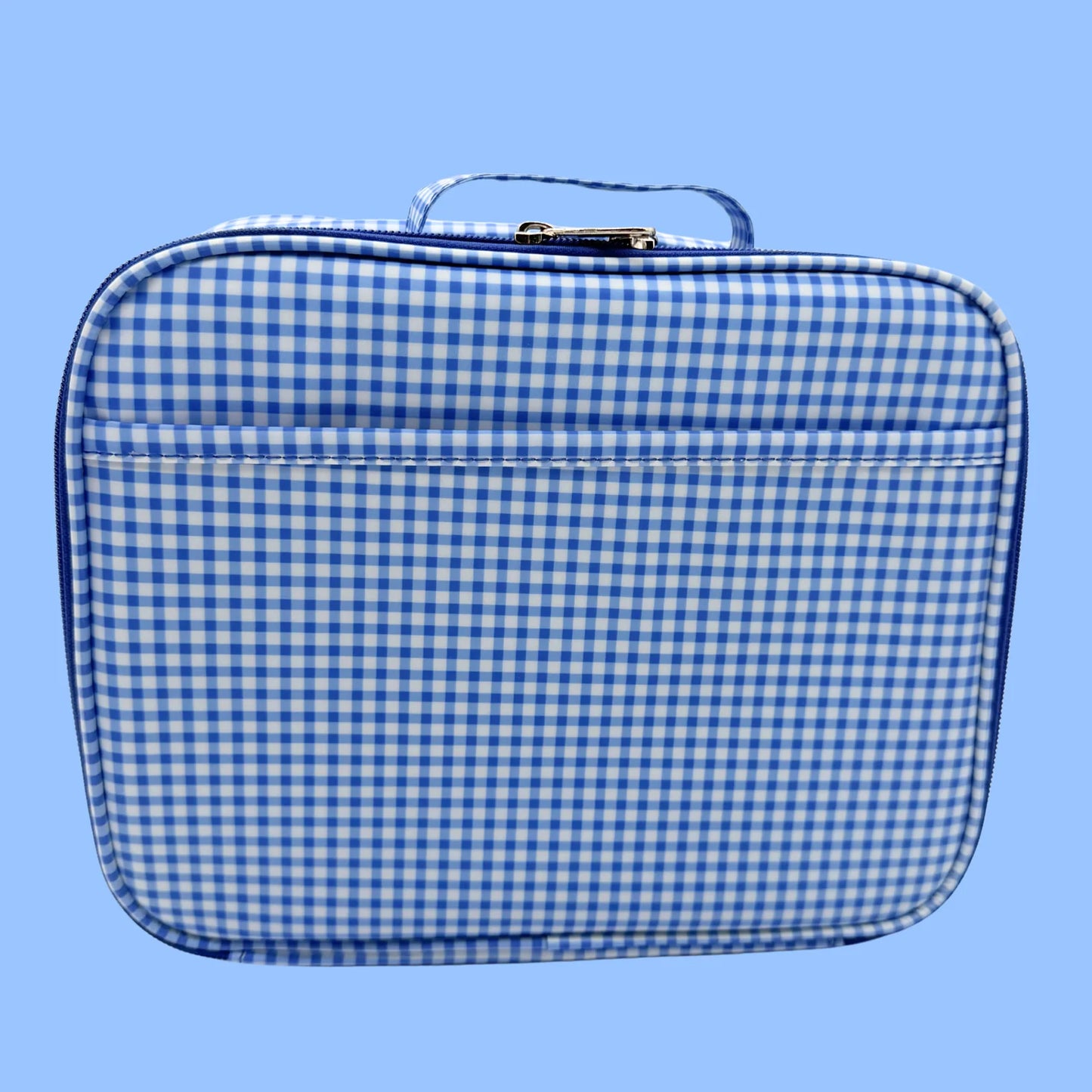 Poppy Kids Co Blue Gingham Lunchbox