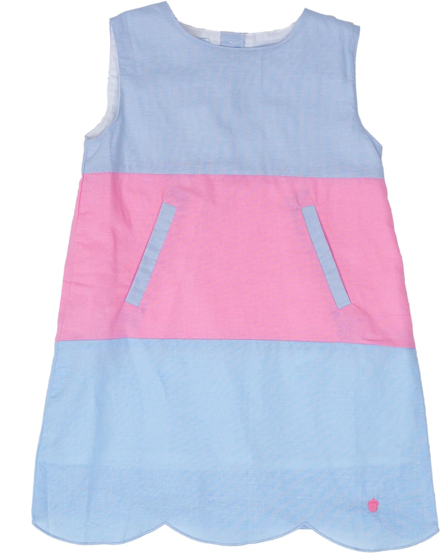 The Oaks Piper Blue and Pink Colorblock Dress