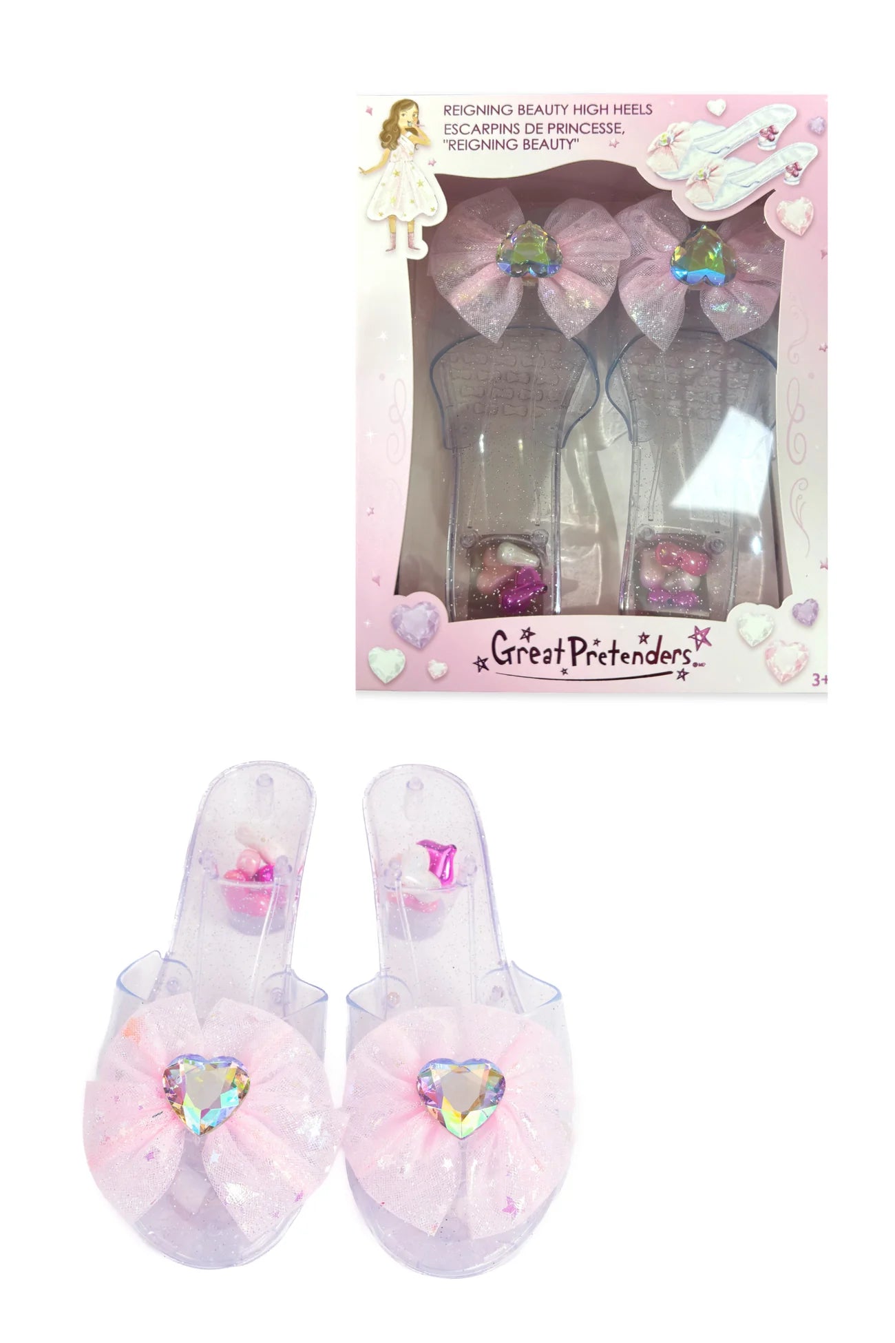 Great Pretenders Reigning Beauty High Heels, Pink