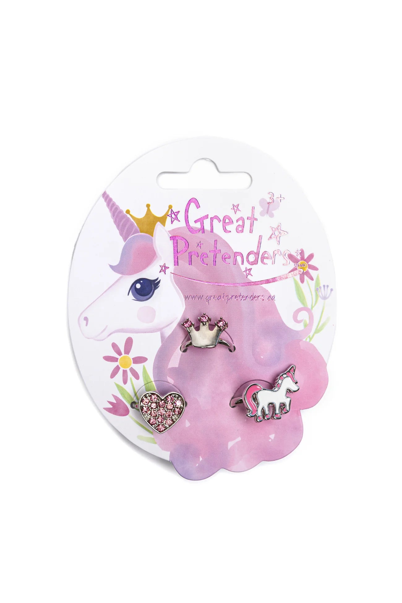 Great Pretenders Princess Ring Sets, 3 Pc