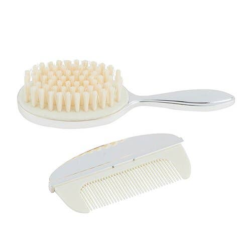Stephan Baby Silver Brush & Comb - Keepsake
