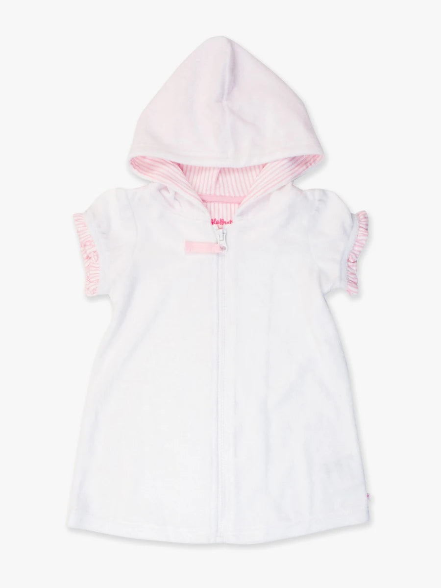 Rufflebutts Terry Full-Zip Swim Cover Up