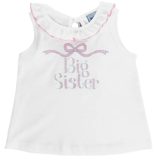 Bailey Boys White Knit Big Sister Shirt