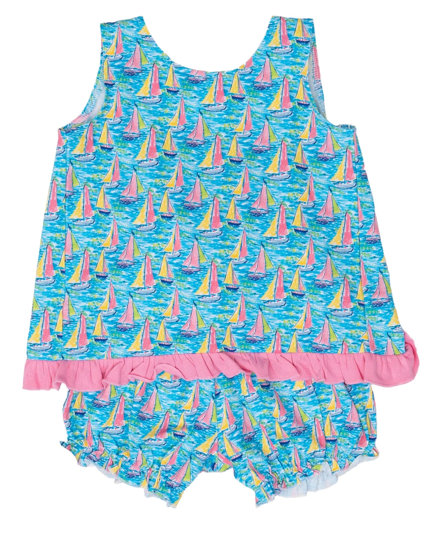 The Oaks Blakely Preppy Sailboat Bloomer Set