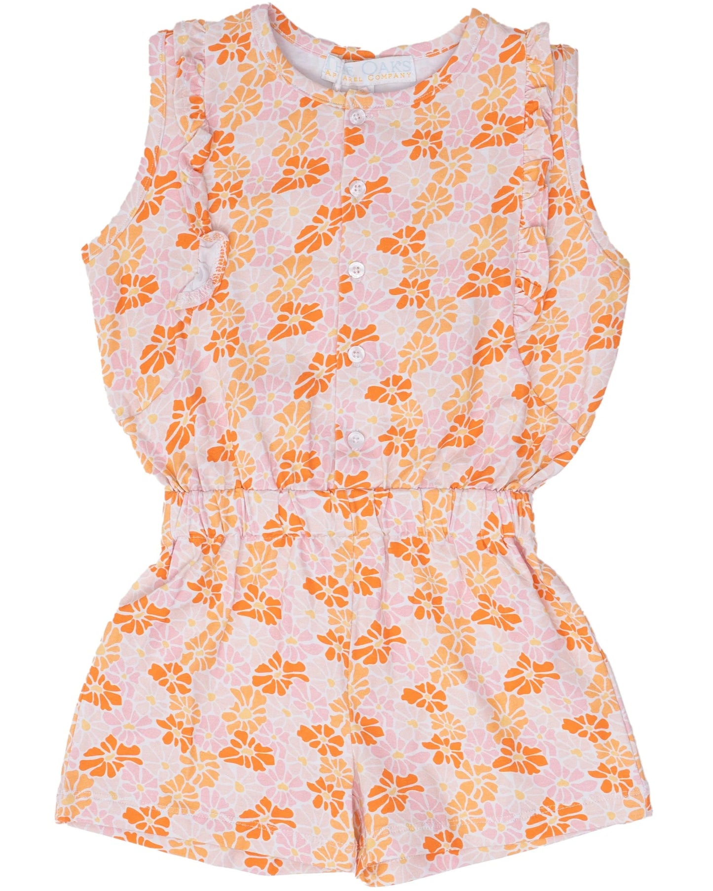 The Oaks Kinsley Peachy Pink Florals Romper