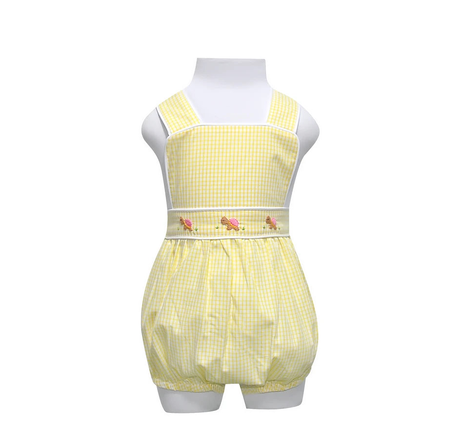 Baby Sen Yellow Bella Sunsuit--Tiny Turtles