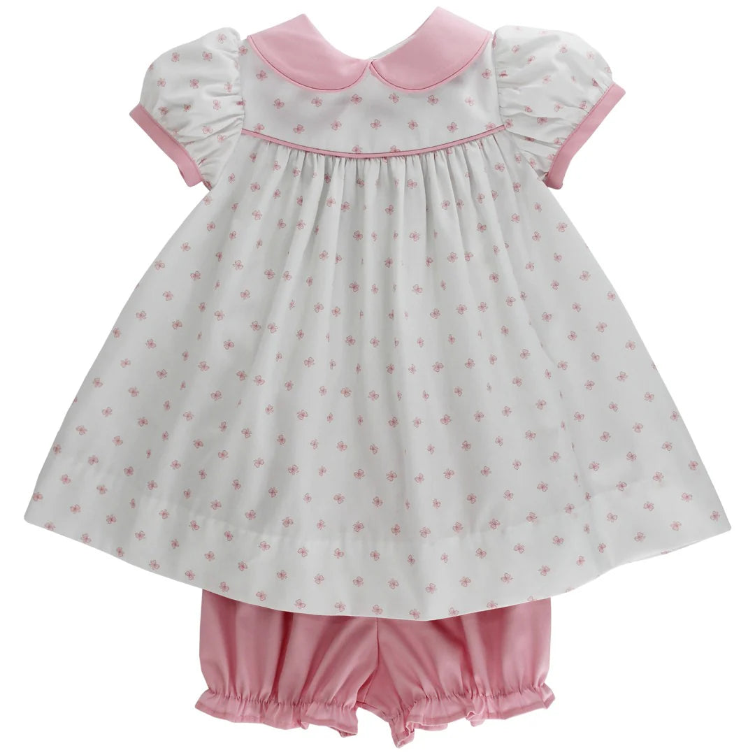 Bailey Boys Baby Float Dress Pink Bows