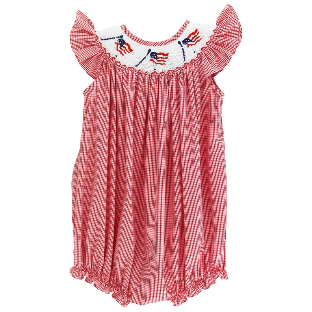 Bailey Boys Old Glory Bishop Romper
