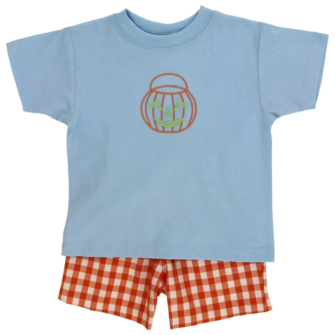 Bailey Boys Jack-o-Lantern Boys Short Set