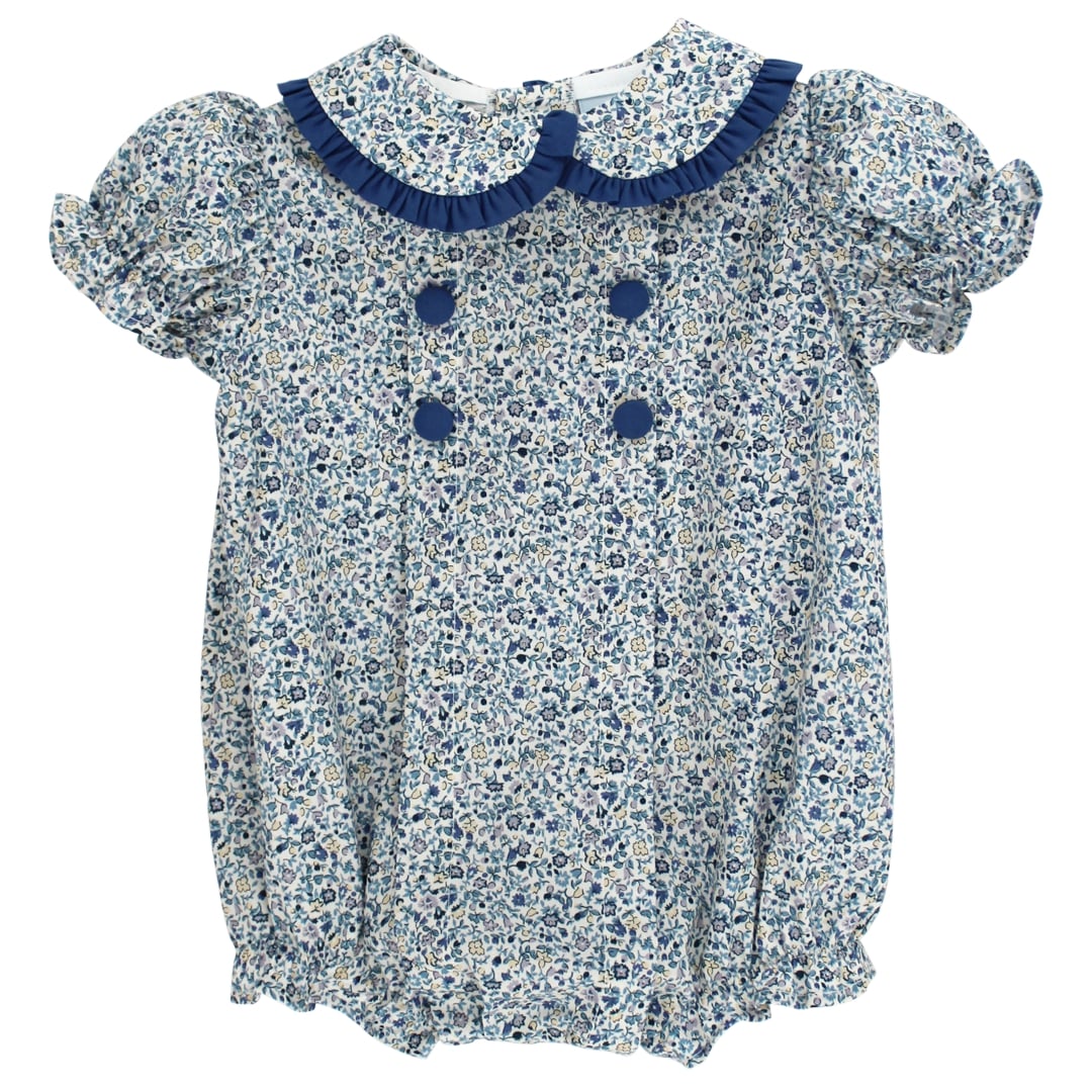 Bailey Boys Posh Posies with Cornflower--Girls Bubble Short