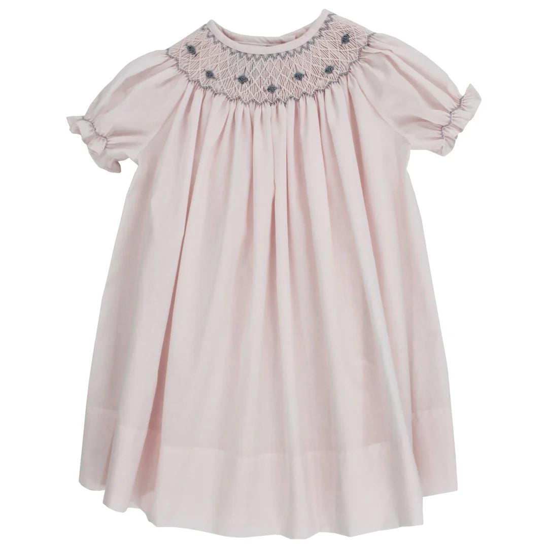 Bailey Boys Pink with Dusty Rosettes Bishop