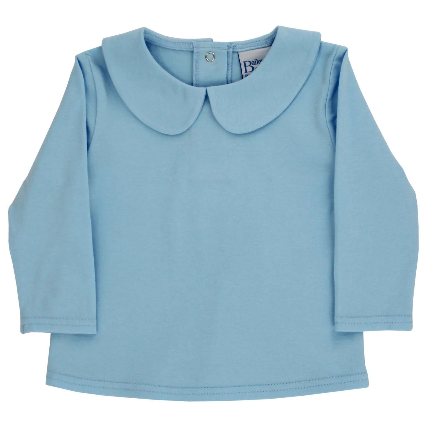Bailey Boys Buddies Blue Knit Boys Peter Pan Shirt