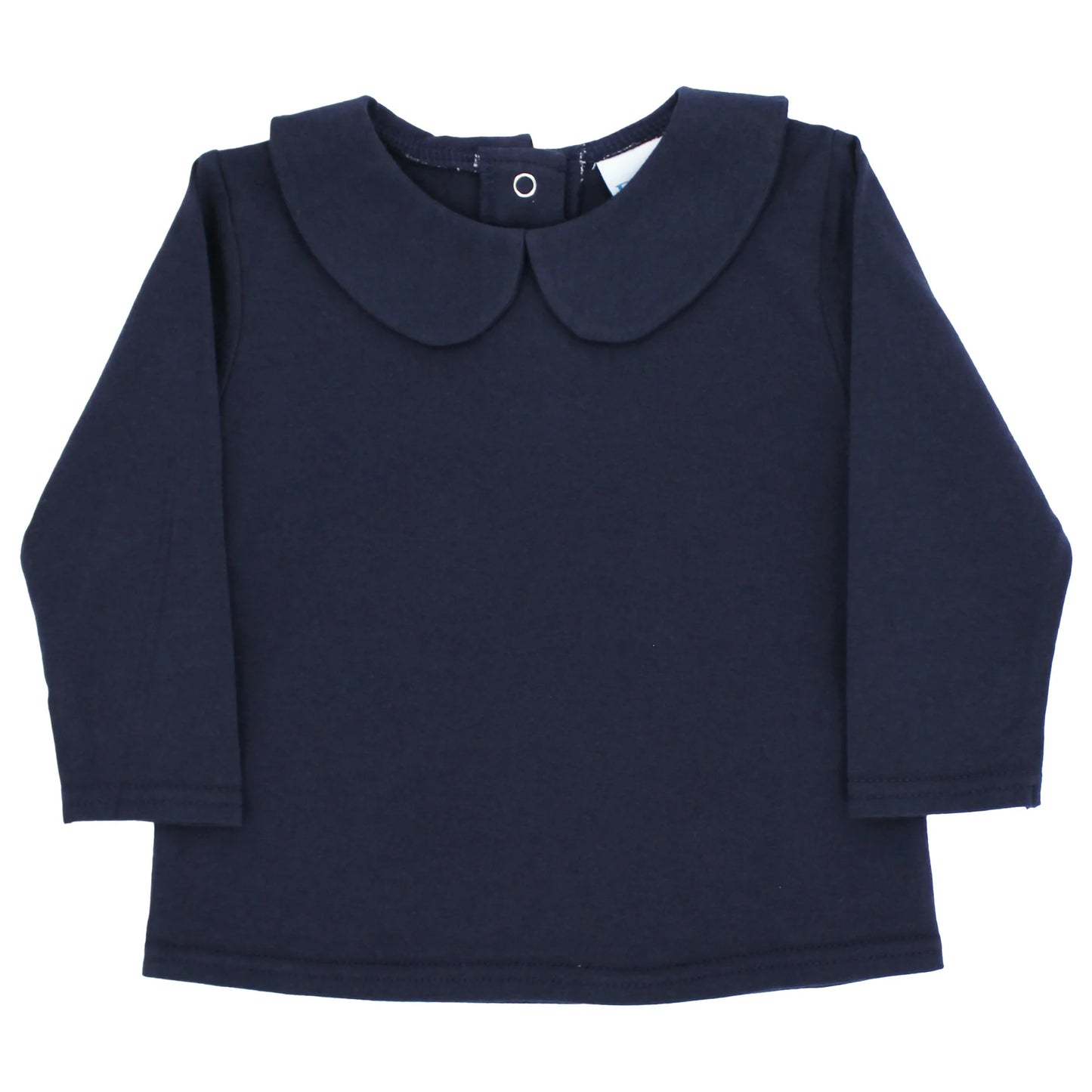 Bailey Boys Buddies Navy Knit Boys Peter Pan Shirt