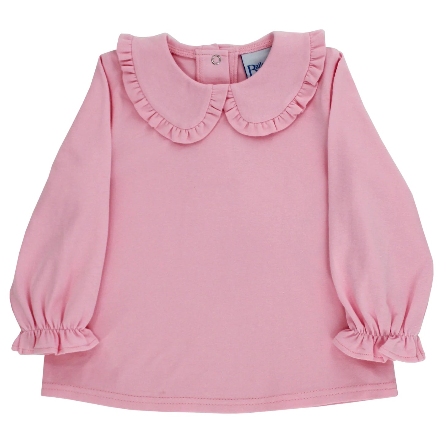 Bailey Boys Buddies Pink Knit Girls Peter Pan Shirt