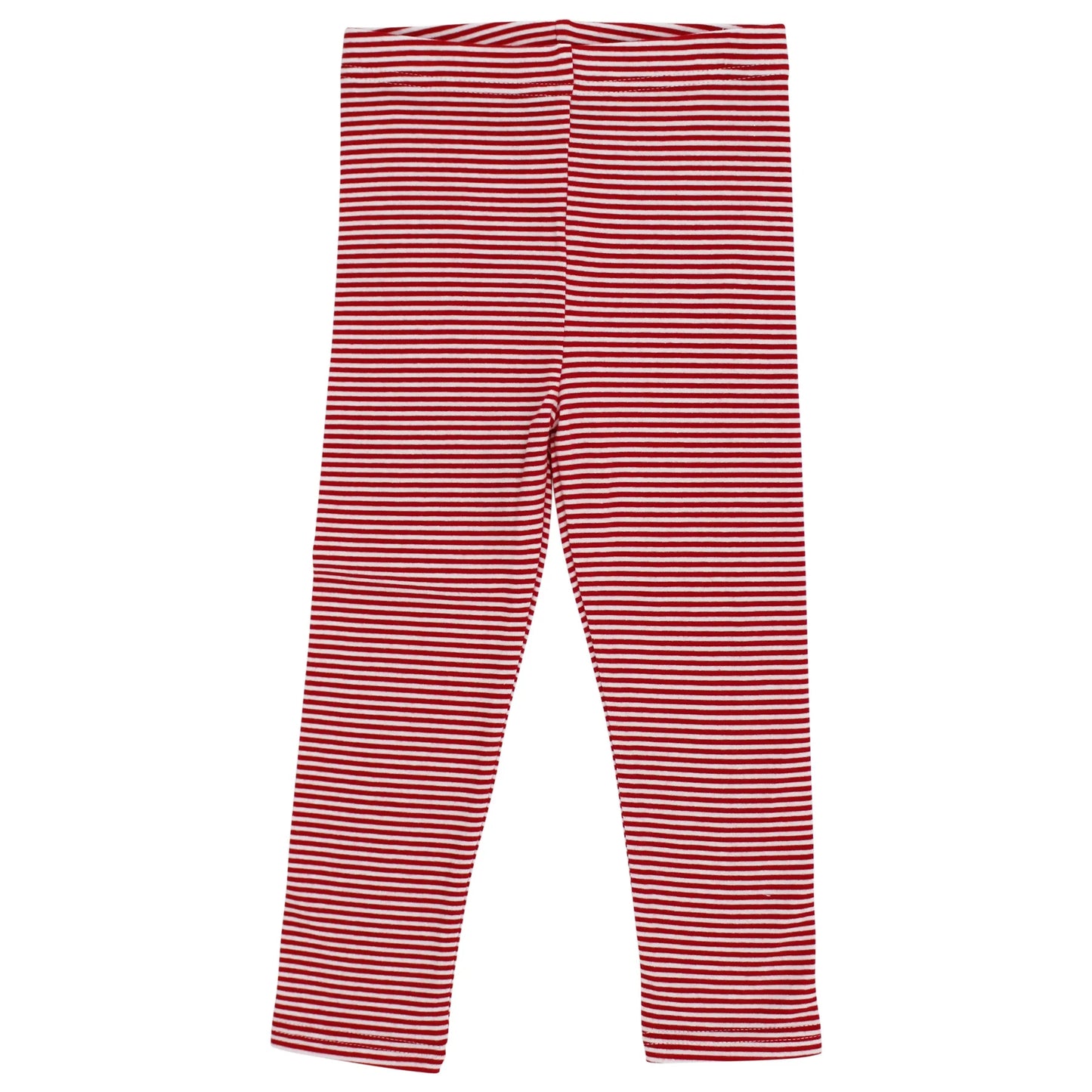 Bailey Boys Buddies Red Stripe Girls Knit Leggings