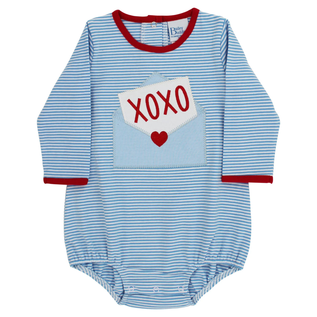 Bailey Boys Buddies Love Letter Knit Infant Bubble--Boys
