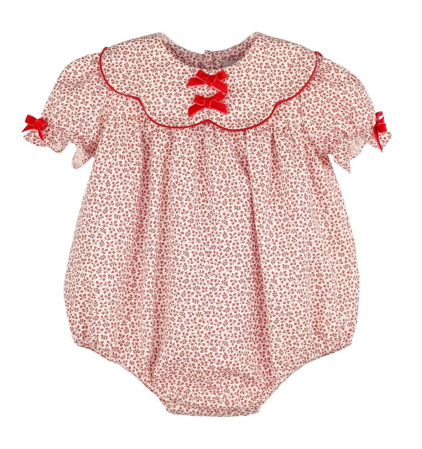 Sophie and Lucas Cranberry Boxwood Bubble, Red