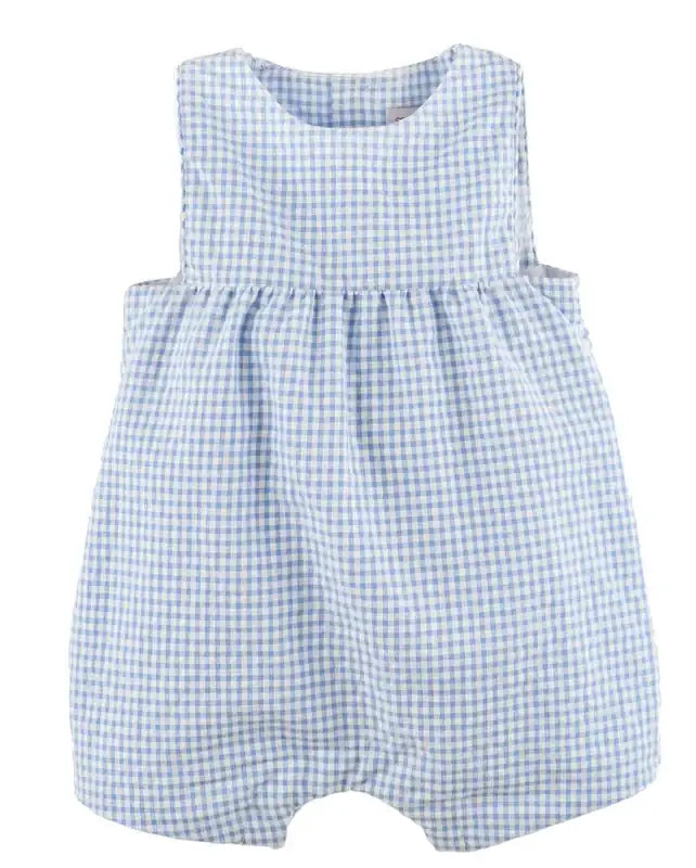 Sophie and Lucas Gingham Duo Overall, Blue