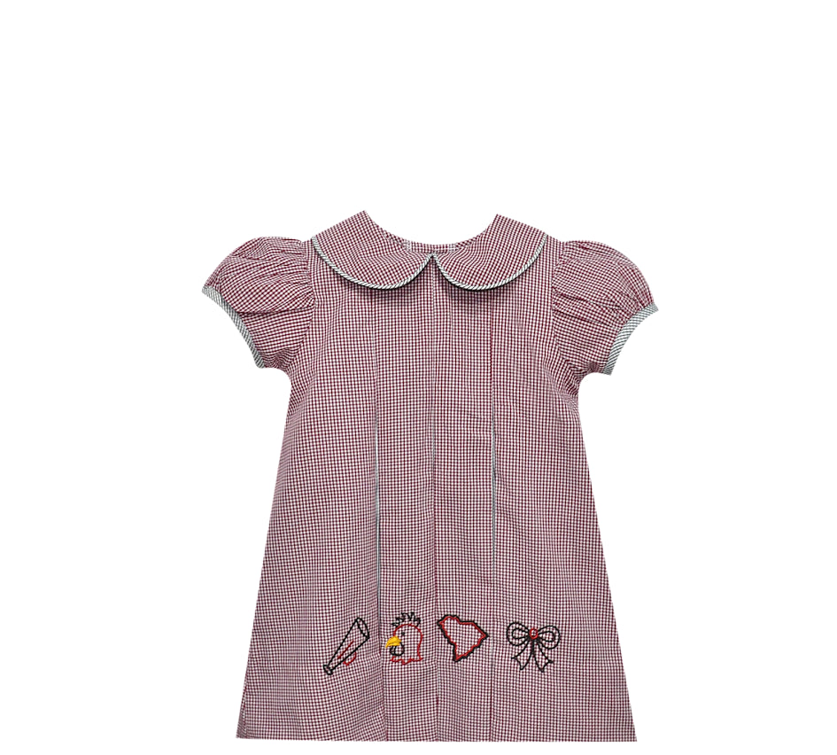 Southern Saturday Remember Nguyen Gamecock Black/Garnet 4 Logos Dress
