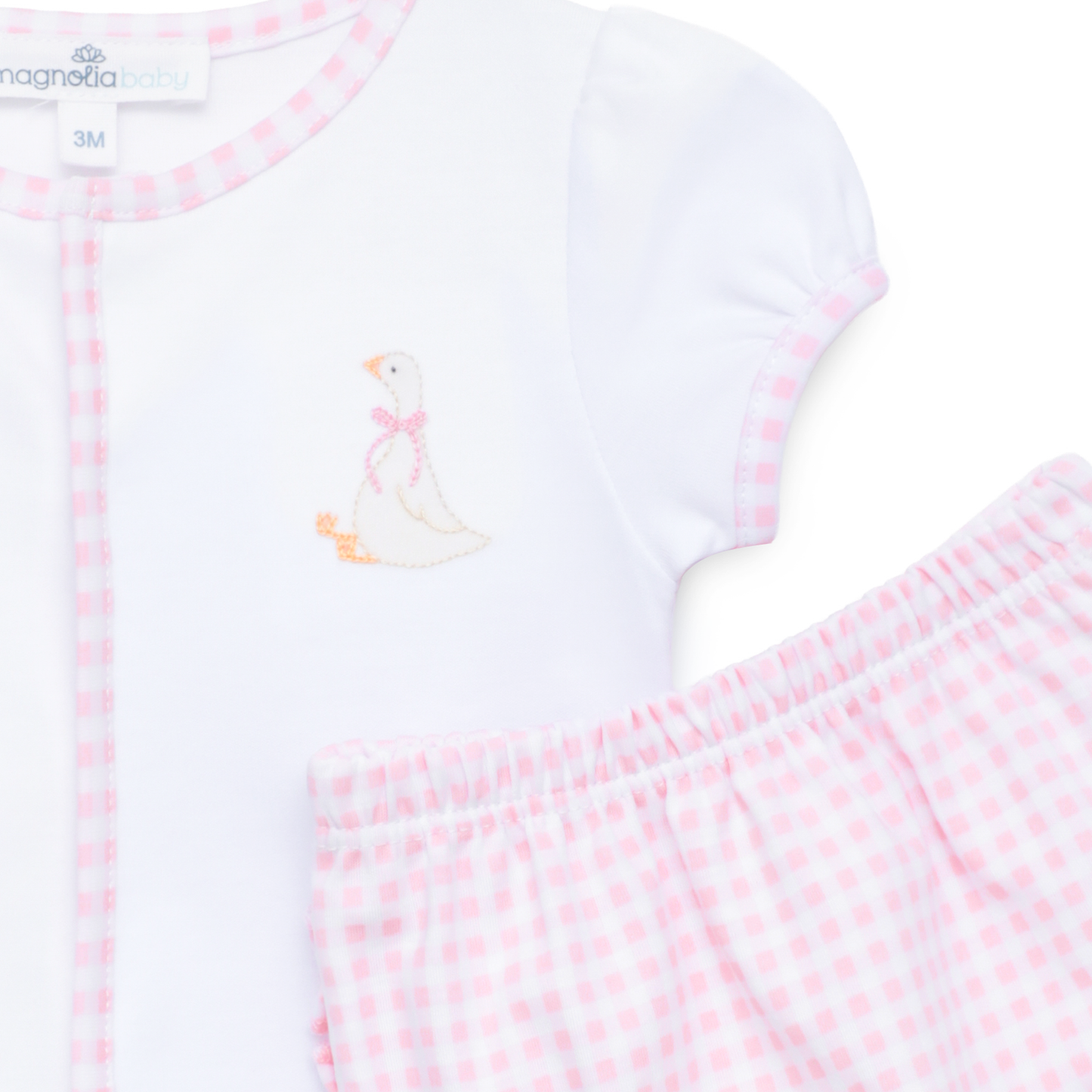 Magnolia Baby Silly Goose Diaper Cover Set - Pink