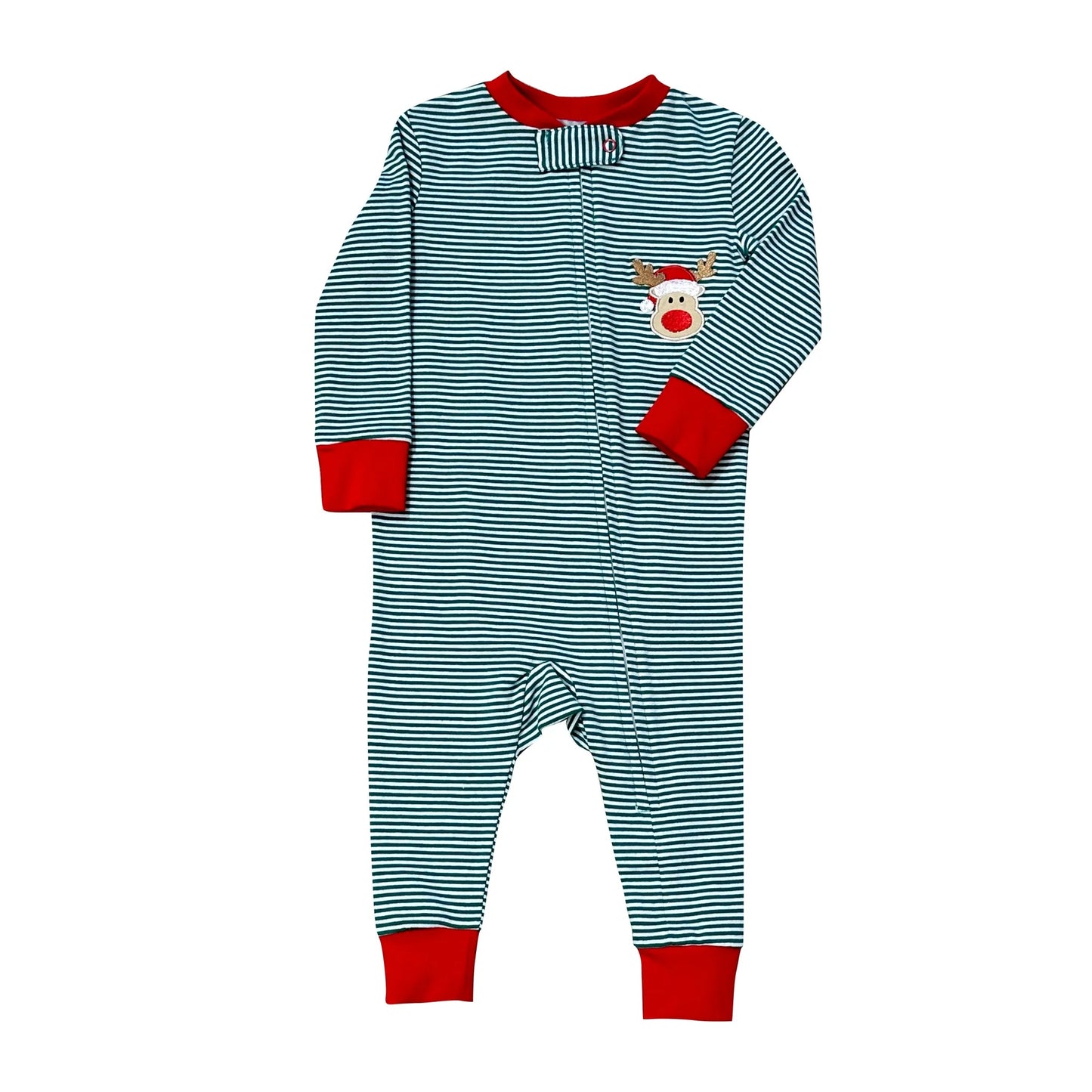 Ishtex Reindeer Playsuit--Size 9M