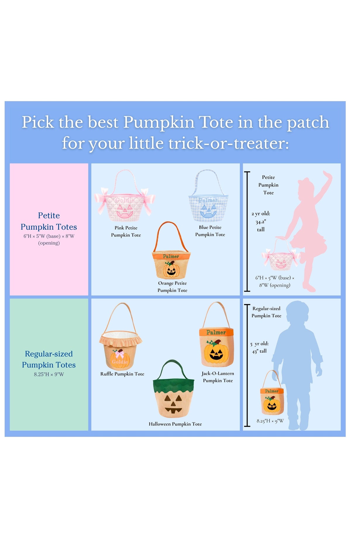 Bits and Bows Petite Pumpkin Tote