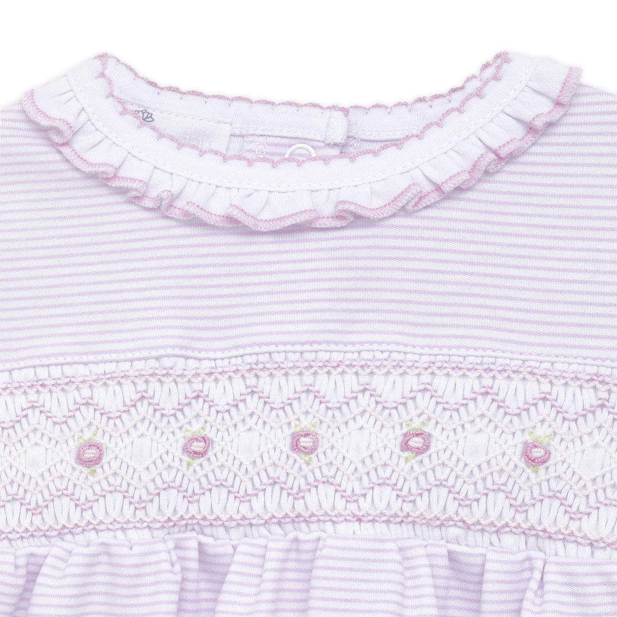 Julia Smocked Bubble - Pink