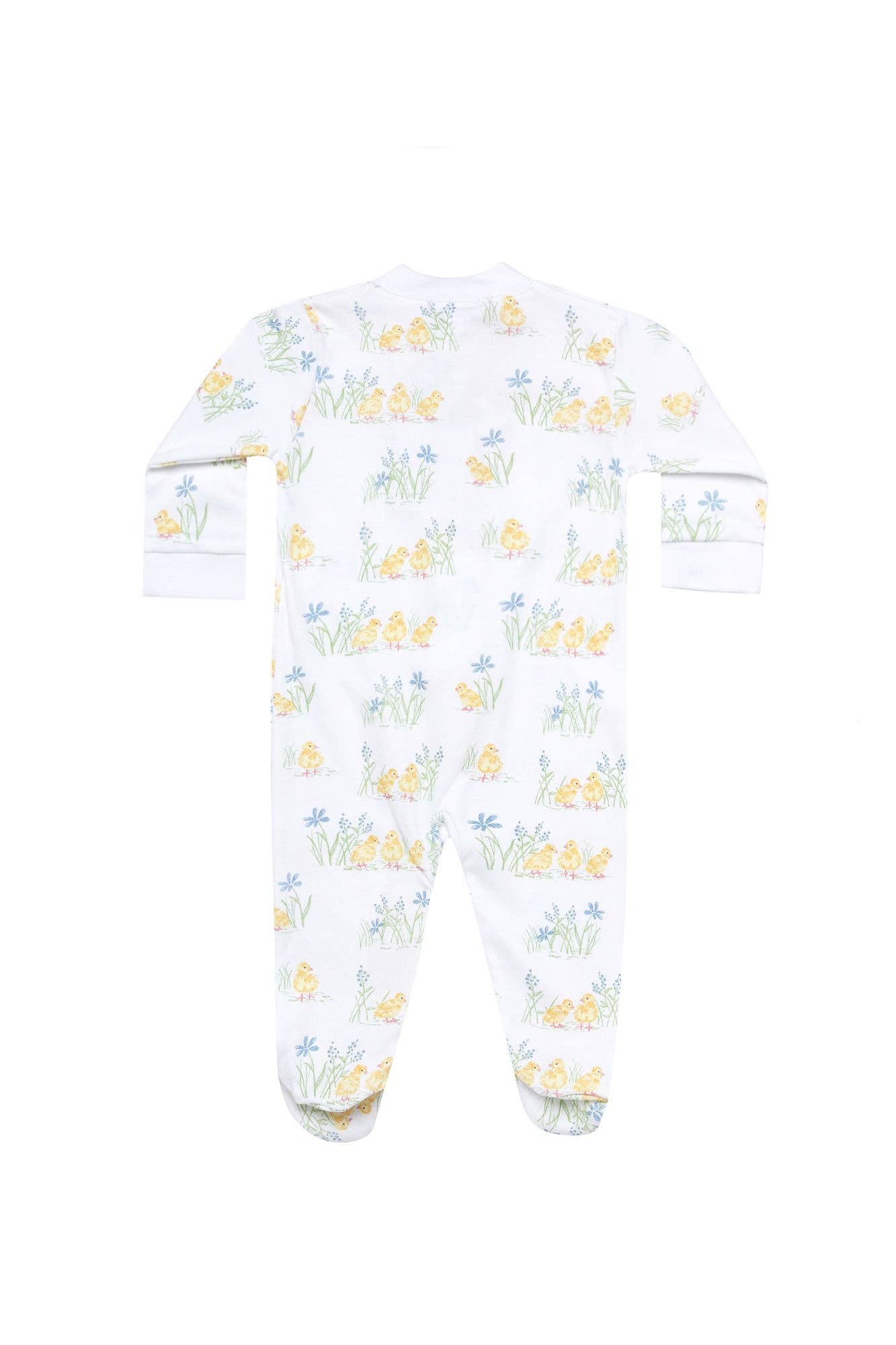 Nellapima Chicks Print Zipper Footie