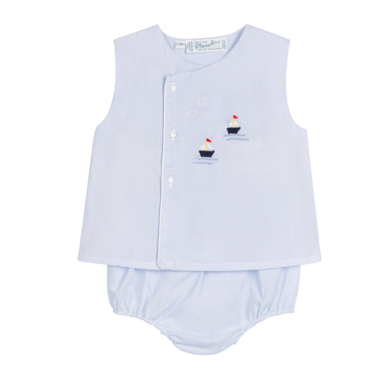 Feltman Brothers 831 Blue Nautical Diaper Set