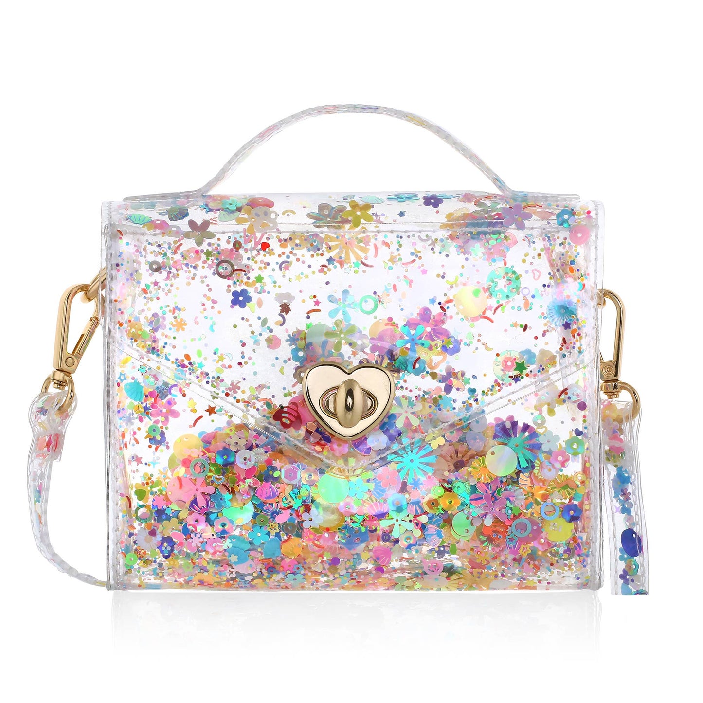 Carrying Kind Gussie: Multi Sparkle Purse