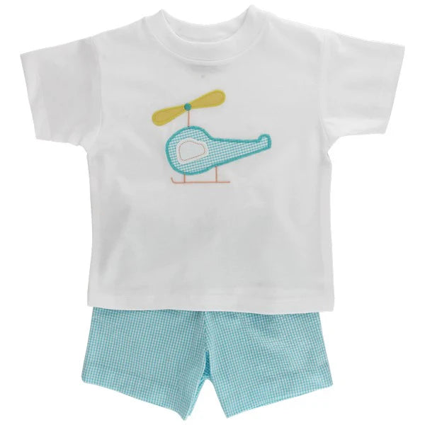 Bailey Boys Helcopter, Boys Shorts Set