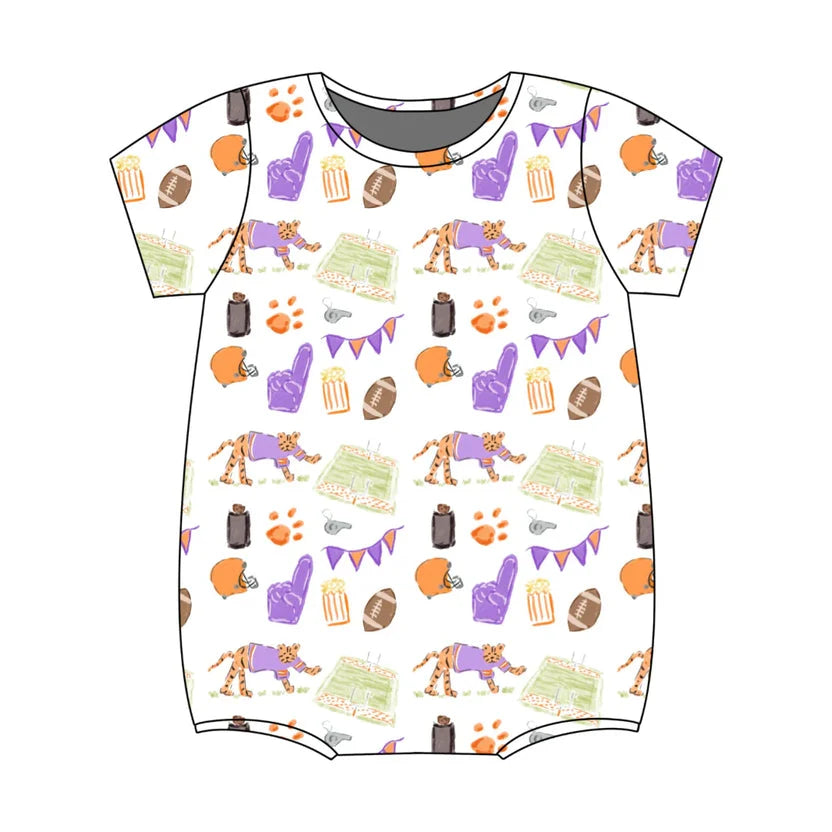 Three Little Ducks Bates Bubble--Game Day Tiger Paws