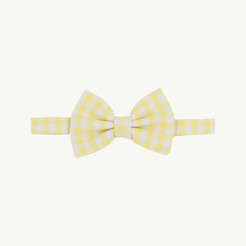 Beaufort Bonnet Baylor Bowtie-Lake Worth Yellow Gingham