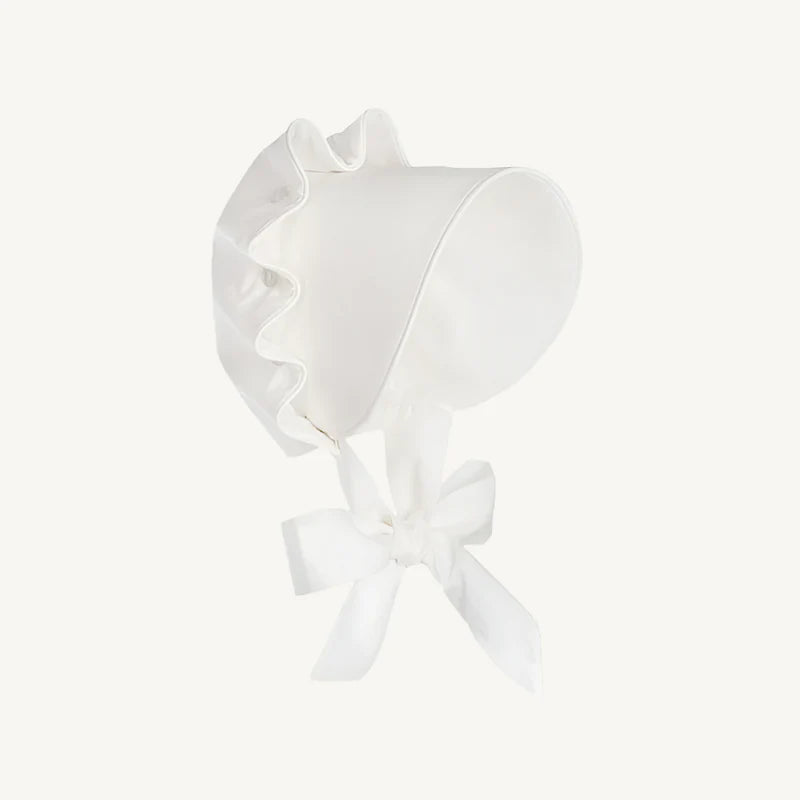 Beaufort Bonnet- Broadcloth- Worth Avenue White