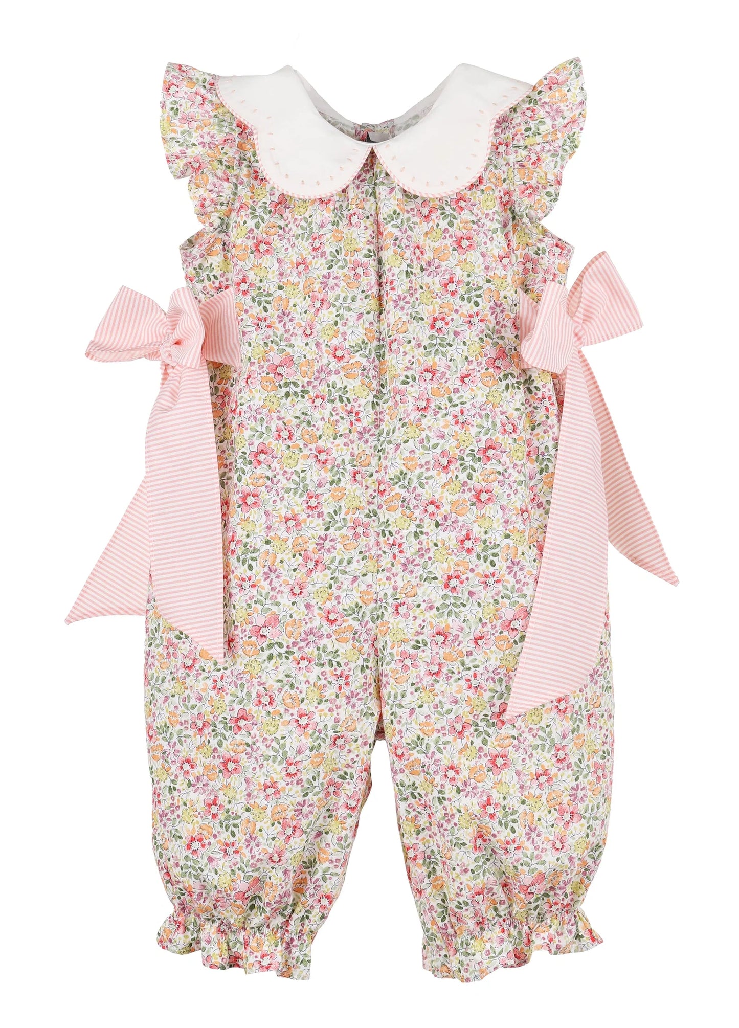 Sophie and Lucas Bloomie Bunch Playsuit, Coral