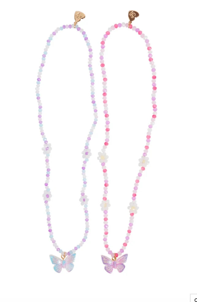 Great Pretenders Butterflies and Daisies Necklace