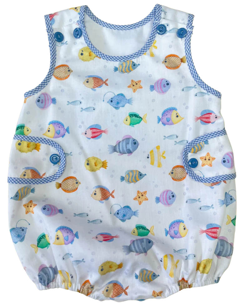 LuLu BeBe Cam Tropical Fish Sleeveless Bubble