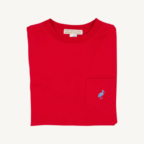 Beaufort Bonnet Carter Crewneck--Richmond Red/Park City Periwinkle