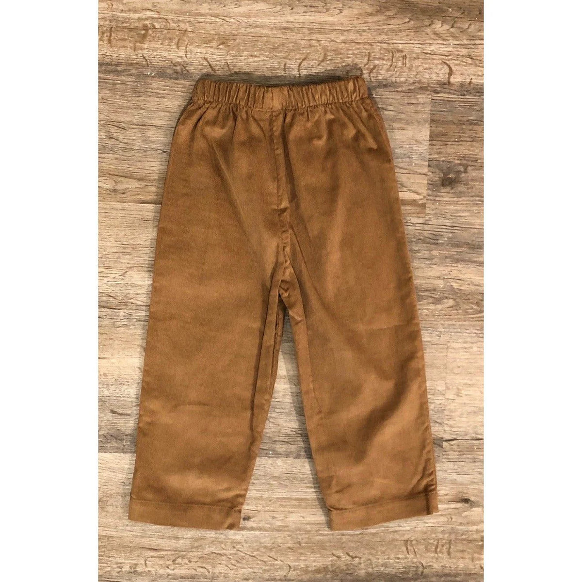 Claire and Charlie Boy's Camel Corduroy Pants